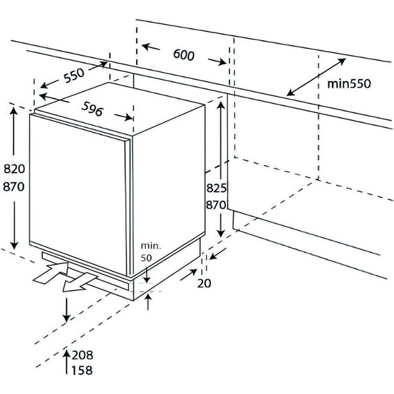 Встраиваемый однокамерный холодильник NordFrost NRB 150 W - фото 14