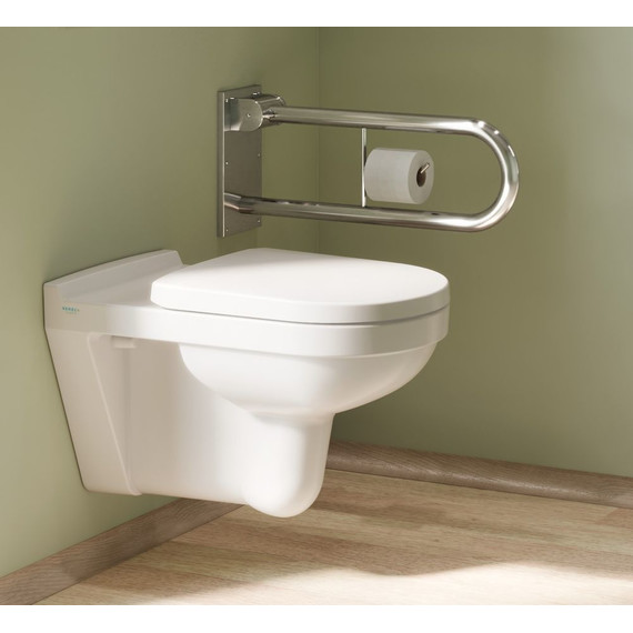 Унитаз подвесной безободковый Serel Asma 0426 с крышкой дюропласт - фото 3