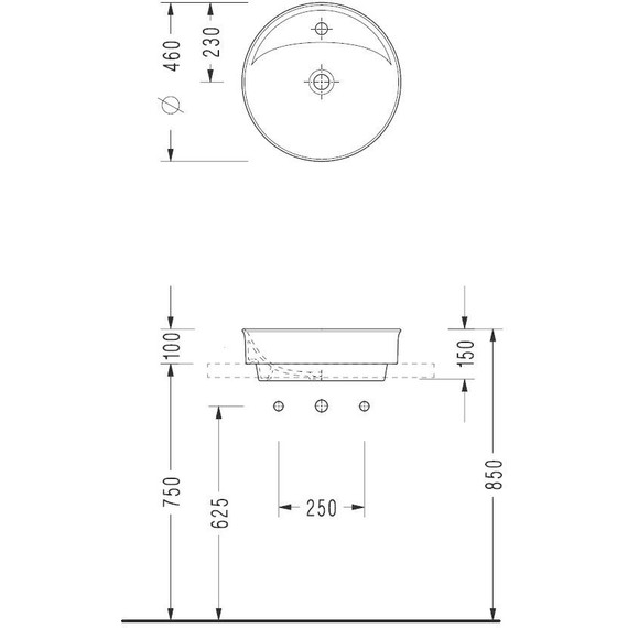 Раковина-чаша Serel Minimal 46 см 2058TXS110H - фото 4