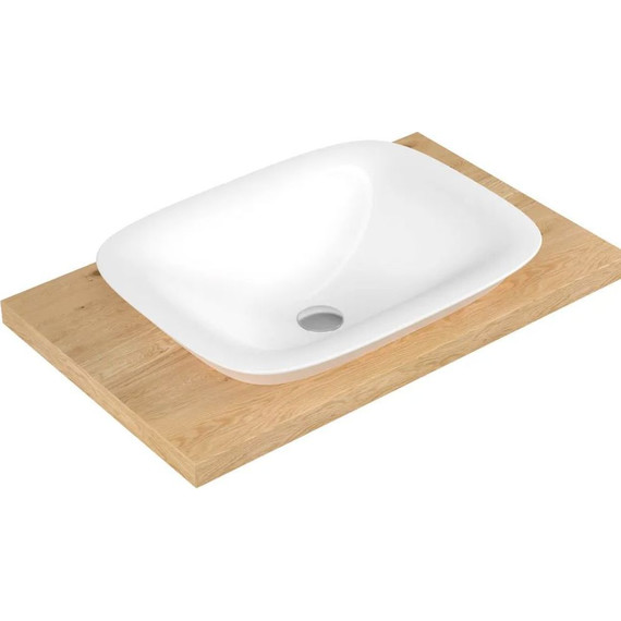 Раковина врезная на столешницу Serel Hera 60 см HR33DXS110H - фото 