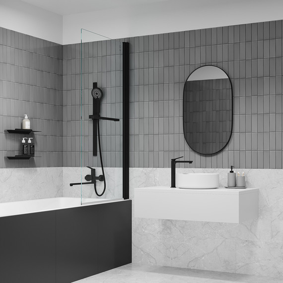 Смеситель для раковины высокий Iddis Parker PARBL01i01, чёрный матовый - фото 5