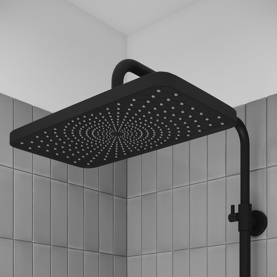 Душевая стойка Iddis Parker PARBL3Fi06, чёрный матовый - фото 6