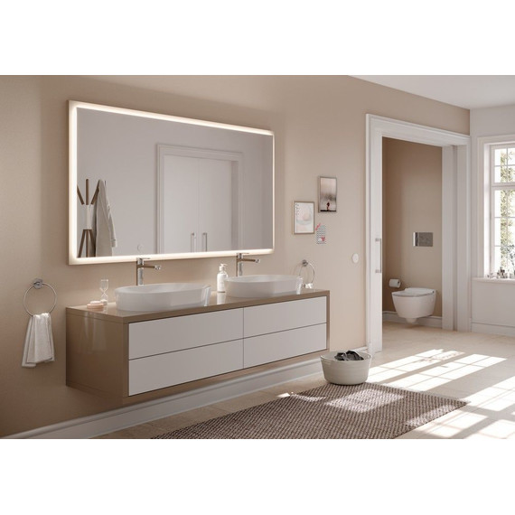 Унитаз подвесной Serel Smart SM25SL с тонкой крышкой микролифт - фото 3