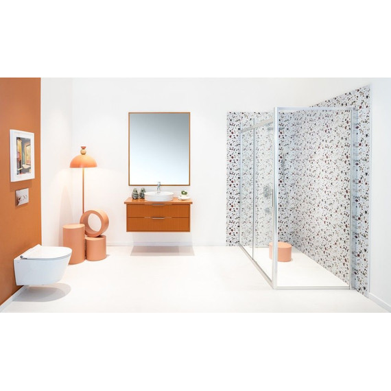 Унитаз подвесной безободковый Serel Sapphire SP26SL с тонкой крышкой микролифт - фото 3