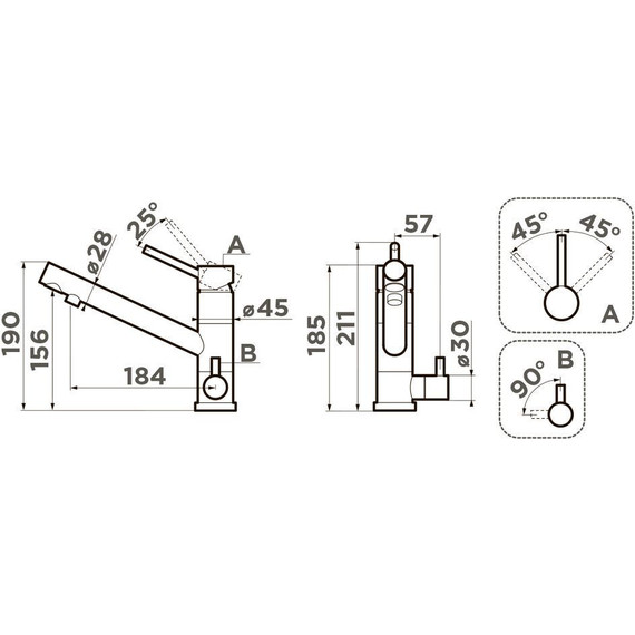 Кухонная мойка + смеситель Omoikiri 4997402 + TONAMI-BN 4994018, нержавеющая сталь - фото 5