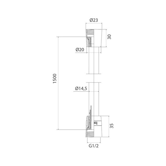 Душевой шланг Iddis Optima Home 04P15BCi19 - фото 6