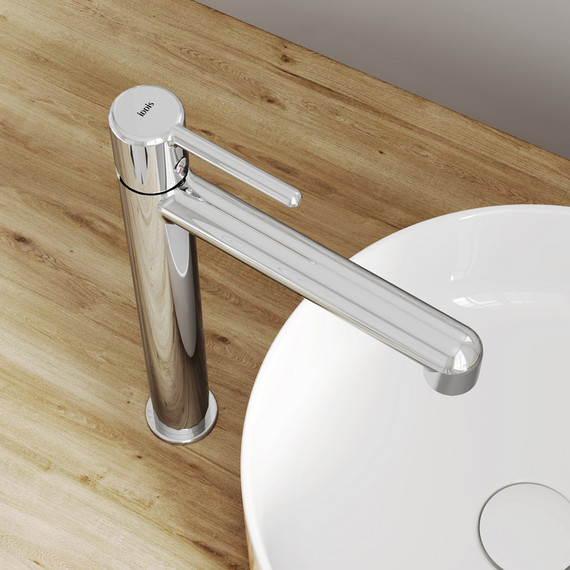 Смеситель для раковины высокий Iddis Aiger AIGSB01i01 - фото 3