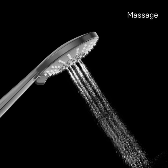 Ручной душ Milardo Ideal Spa ILS5FBRM18, чёрный матовый - фото 11