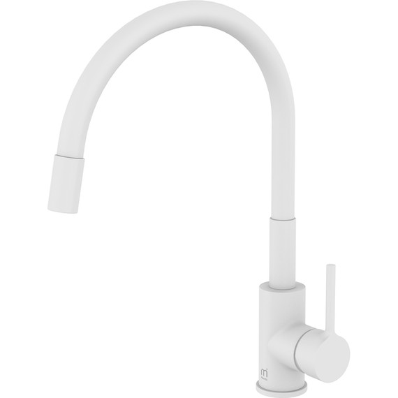 Смеситель для кухни Milardo Meal M01WT0FM05, белый матовый - фото 