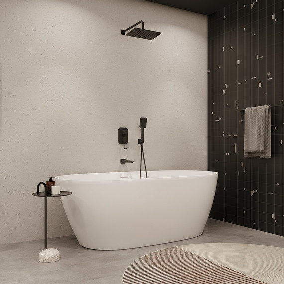 Душевая система для ванны Iddis Slide SLIBL03i68, чёрный матовый - фото 2