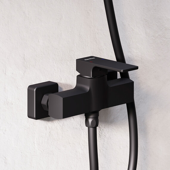 Смеситель для душа Damixa Gala 532000300, чёрный, Цвет производителя: чёрный - фото 4