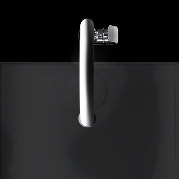 Смеситель для кухни AM.PM Like F8007825 для питьевой воды и гибким изливом, чёрный/серый, Цвет производителя: чёрный, серый - фото 11