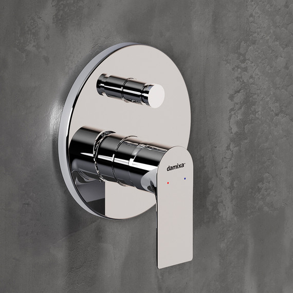 Смеситель для ванны Damixa Apollo 477100000 со скрытой частью, Цвет производителя: хром - фото 5