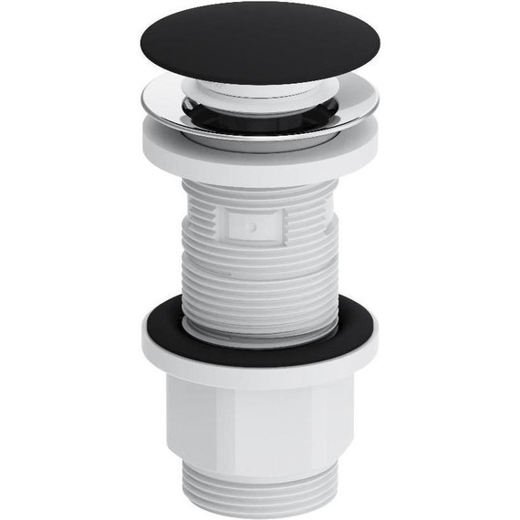 Донный клапан Damixa Option 210600300, чёрный матовый - фото 