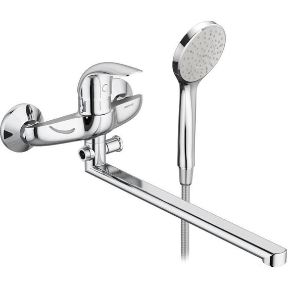 Смеситель для ванны Damixa Eclipse 319500001 с длинным изливом и душевым набором - фото 4