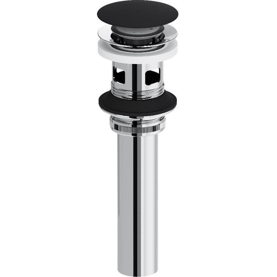 Донный клапан Damixa Option 210610300 удлинённый, чёрный матовый - фото 2