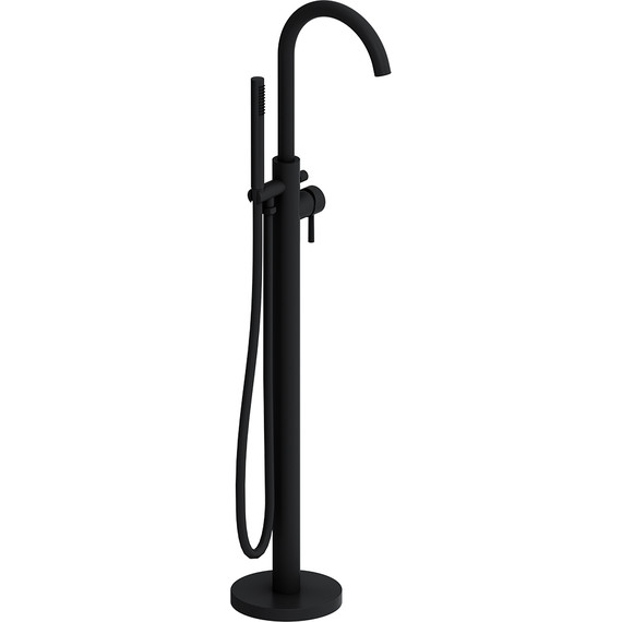 Смеситель для ванны отдельностоящий Damixa Scandinavian Pure 365000300, чёрный, Цвет производителя: чёрный - фото 3