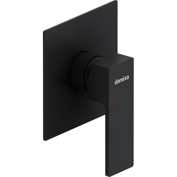 Смеситель для душа Damixa Gala 537500300 со скрытой частью, чёрный, Цвет производителя: чёрный - фото 2