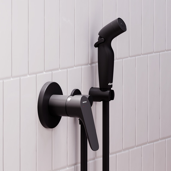 Набор для гигиенического душа Damixa Jupiter 777510300, чёрный - фото 3