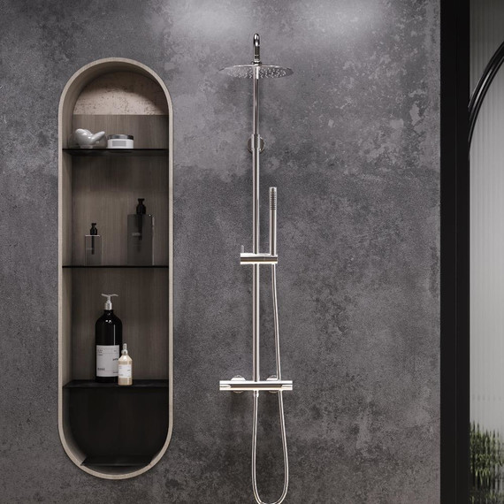 Душевая система Damixa Scandinavian Pure 936800000 c термостатом - фото 4