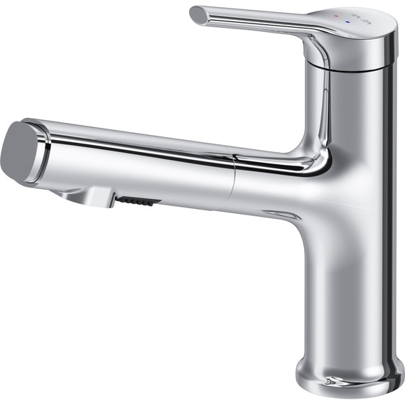 Смеситель для раковины AM.PM X-Joy с вытяжным изливом F85B02900, Цвет производителя: хром - фото 