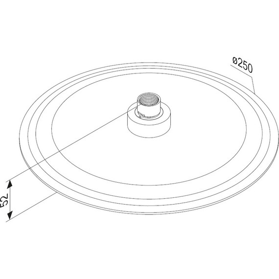 Тропический душ Damixa Scandinavian Pure 936050300, чёрный - фото 5