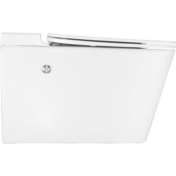 Унитаз подвесной импульсный Azario AZ-101C с тонкой крышкой микролифт (монтажная рама в комплекте) - фото 10