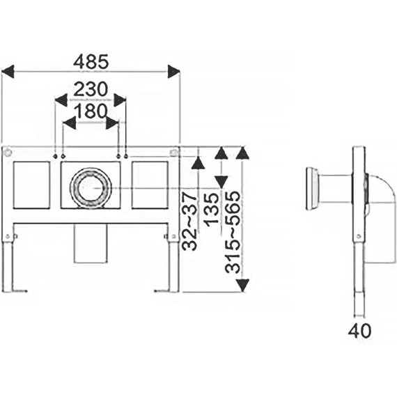 Унитаз подвесной импульсный Azario AZ-102C с тонкой крышкой микролифт (монтажная рама в комплекте) - фото 17