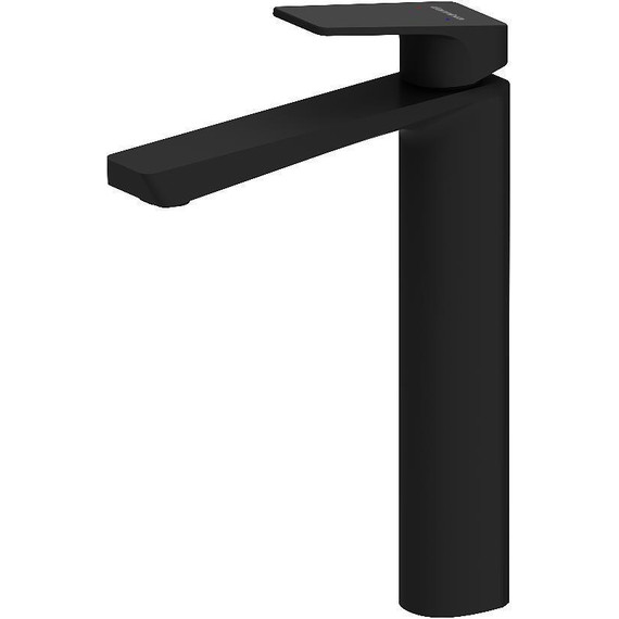 Смеситель для раковины высокий Damixa Merkur 400250300, чёрный, Цвет производителя: чёрный - фото 