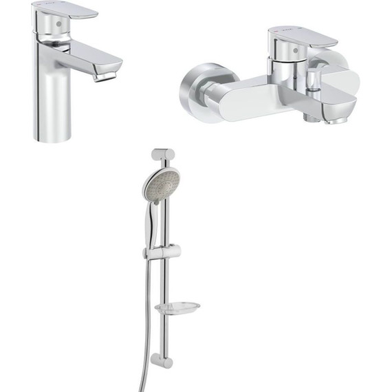 Набор смесителей 3 в 1 для ванны Vitra A42301EXP - фото 