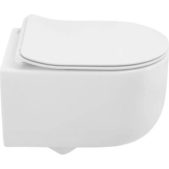 Инсталляция с подвесным унитазом комплект: BelBagno BB026/BB042BL с подвесным безободковым унитазом Soft-Tor BB084CH-TOR/SC сиденье микролифт, крепление, кнопка смыва белая - фото 16