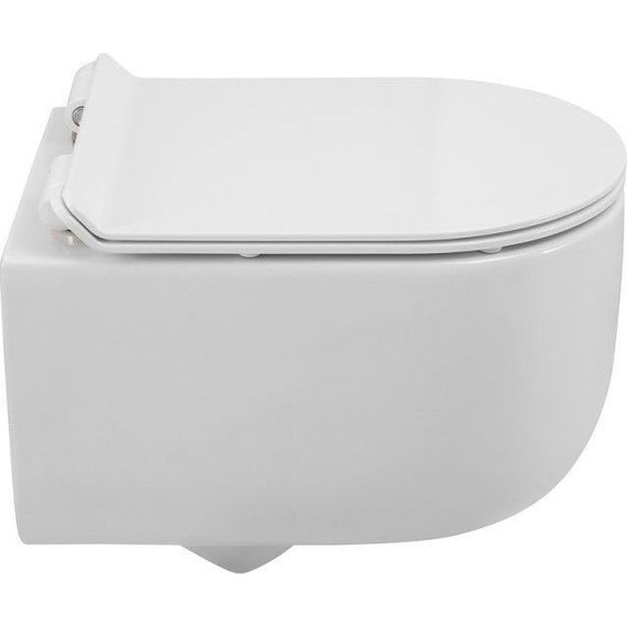 Инсталляция с подвесным унитазом комплект: BelBagno BB026/BB042BL с подвесным безободковым унитазом Soft-Tor BB084CH-TOR/SC сиденье микролифт, крепление, кнопка смыва белая - фото 22