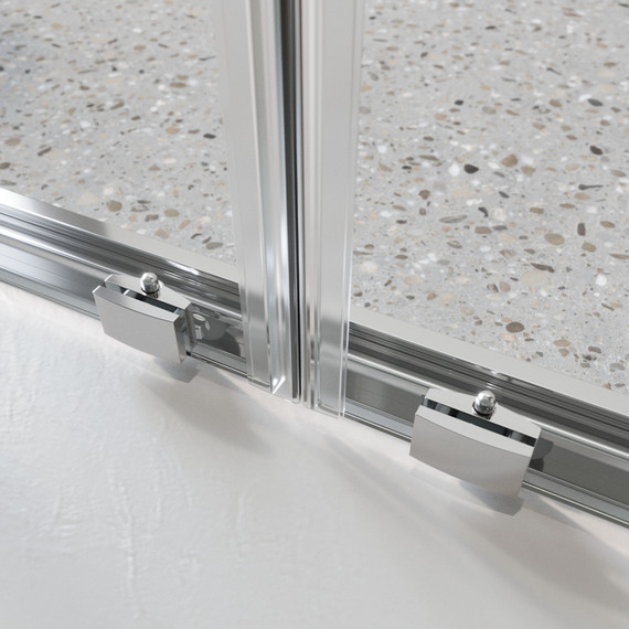 Душевая дверь BelBagno 160 см LUCE-BF-2-160-C-Cr, хром/прозрачное - фото 4