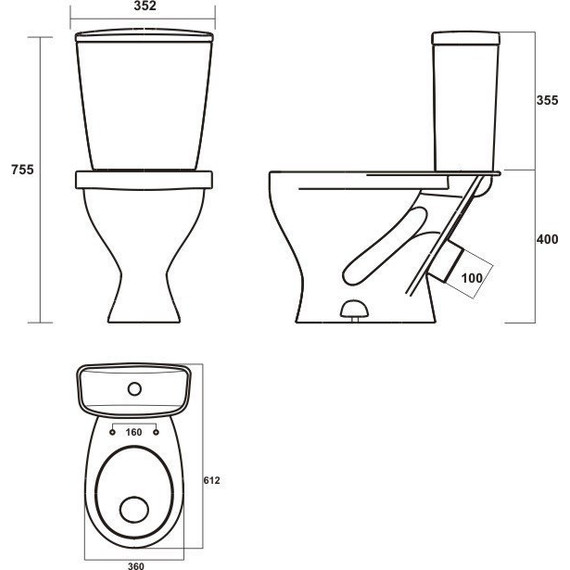 Унитаз напольный Sanita Эталон комфорт WC.CC/Etalon/2-DM/WHT.G/S1 с крышкой микролифт - фото 3