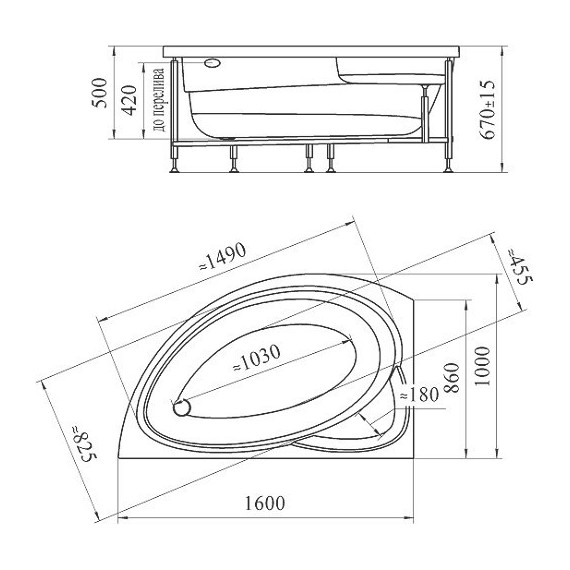 Панель фронтальная Радомир Модерна 160 R - фото 3