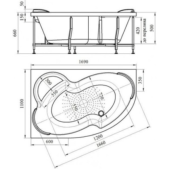 Панель фронтальная Радомир Ирма 1 169 R - фото 4