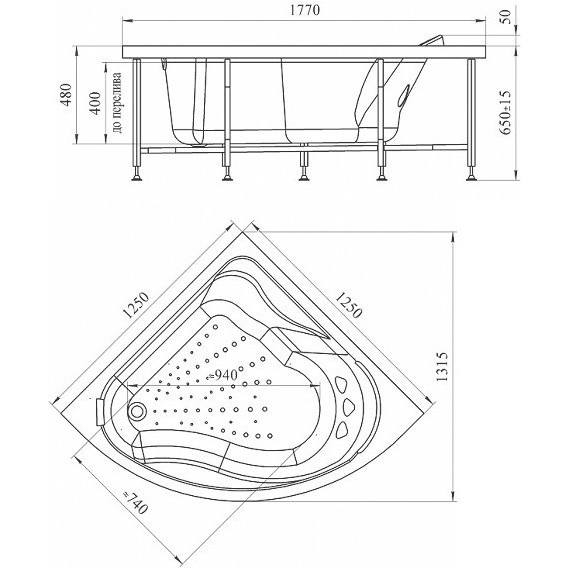 Панель фронтальная Радомир Альтея - фото 3