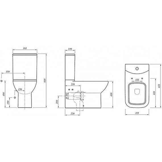 Унитаз-компакт Kale BABEL с тонкой крышкой микролифт - фото 16