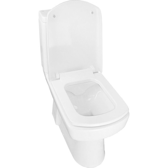 Унитаз-компакт безободковый  Kale BASICS с крышкой микролифт - фото 3