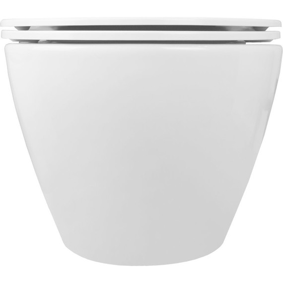 Инсталляция с подвесным унитазом комплект: Grohe Rapid SL 38772001+38732WM0 с подвесным безободковым унитазом Azario Gloria AZ-2003 сиденье микролифт, крепление, кнопка смыва белый матовый, Цвет производителя: белый матовый - фото 11