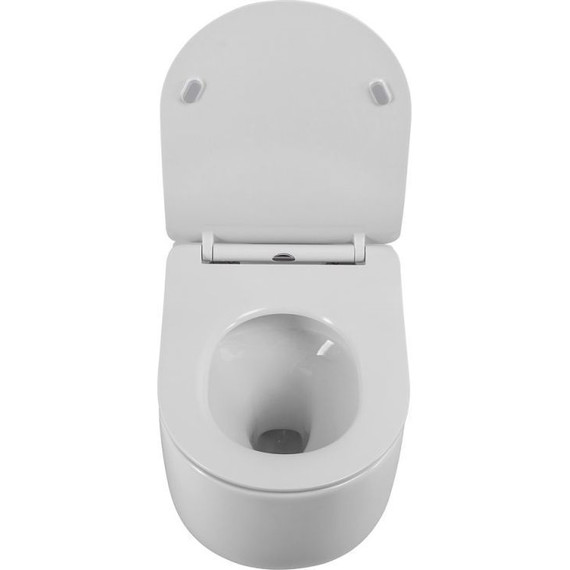 Инсталляция с подвесным унитазом комплект: Grohe Rapid SL 38772001+38732GL0 с подвесным безободковым унитазом BelBagno Soft-Tor BB084CH-TOR/SC сиденье микролифт, крепление, кнопка смыва золото глянцевое, Цвет производителя: золото глянцевое - фото 8