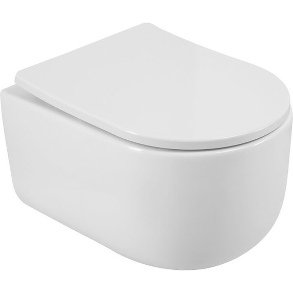 Инсталляция с подвесным унитазом комплект: Grohe Rapid SL 38772001+38732WM0 с подвесным безободковым унитазом BelBagno Soft-Tor BB084CH-TOR/SC сиденье микролифт, крепление, кнопка смыва белый матовый, Цвет производителя: белый матовый - фото 20