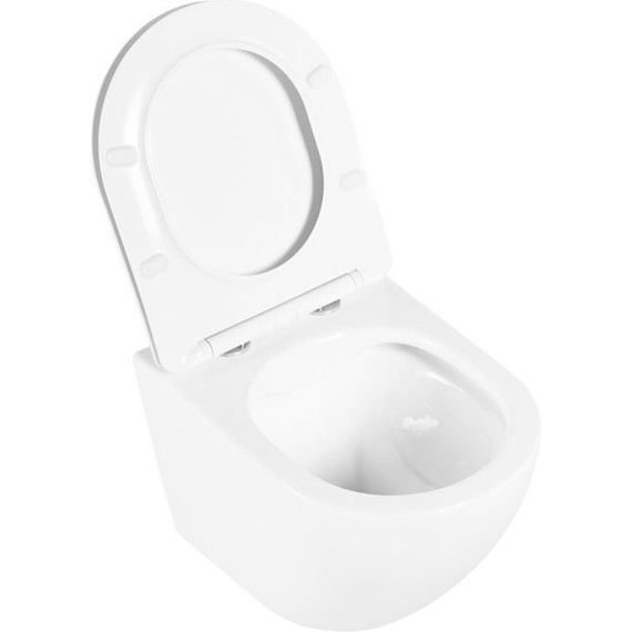 Инсталляция с подвесным унитазом комплект: Grohe Rapid SL 38772001+38732A00 с подвесным безободковым унитазом BelBagno Uno BB3105CHR/SC сиденье микролифт, крепление, кнопка смыва графит, Цвет производителя: графит - фото 5