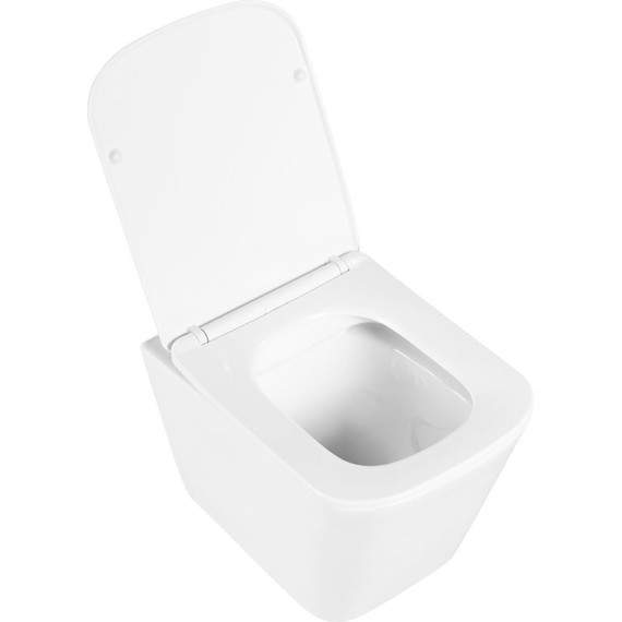 Инсталляция с подвесным унитазом комплект: Grohe Rapid SL 38772001+38732WM0 с подвесным безободковым унитазом BelBagno Due BB3103CHR/SC сиденье микролифт, крепление, кнопка смыва белый матовый, Цвет производителя: белый матовый - фото 5