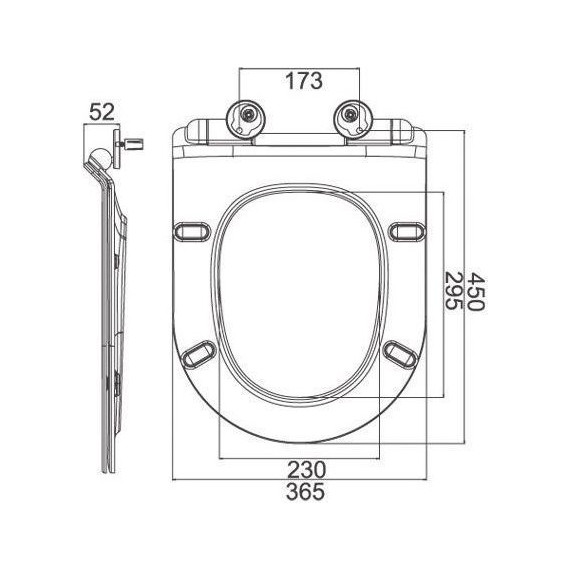 Инсталляция с подвесным унитазом комплект: Alcaplast AM101/1120-3:1 RU M70-0001 с подвесным безободковым унитазом BelBagno Soft-Tor BB084CH-TOR/SC сиденье микролифт, крепление, кнопка смыва белый - фото 28