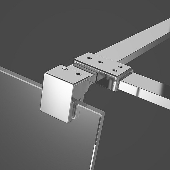 Душевое ограждение Radaway Euphoria Walk-in III 120х90 см, хром/прозрачное - фото 3