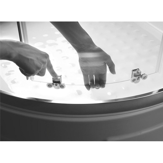 Душевое ограждение Radaway Premium Plus B 90х90х190 см, хром/прозрачное - фото 4