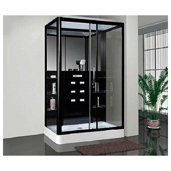 Гидробокс LORANTO CS 127-3A 120х90 см R, хром/прозрачное - фото 3