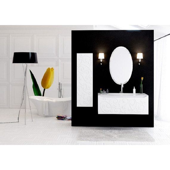 Тумба подвесная с раковиной Aqwella Clarberg Elegance 100 см EL0110 - фото 3