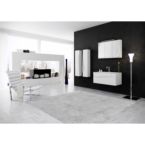 Тумба подвесная с раковиной Aqwella Clarberg Papyrus 120 см PAP0112E - фото 2